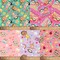 DAVID TEXTILES COCOMELON PINKS 5-CUT 1.25 YD COTTON FAT QUARTER BUNDLE